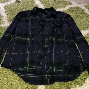 Plaid flannel shirt Urban Outfitters size Small